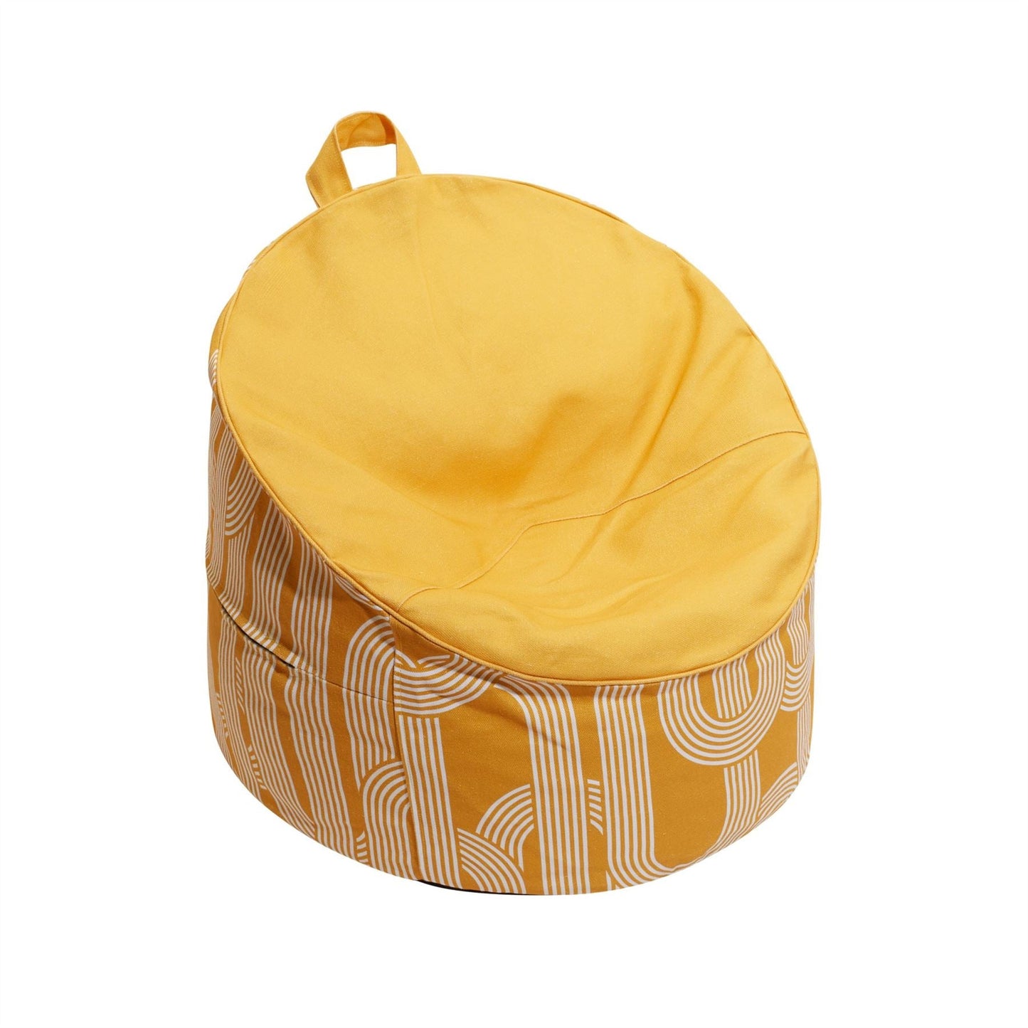 Ulster Weavers Limelight Bean Bag Chair (Linen Blend, Ochre Yellow) - - Ulster Weavers