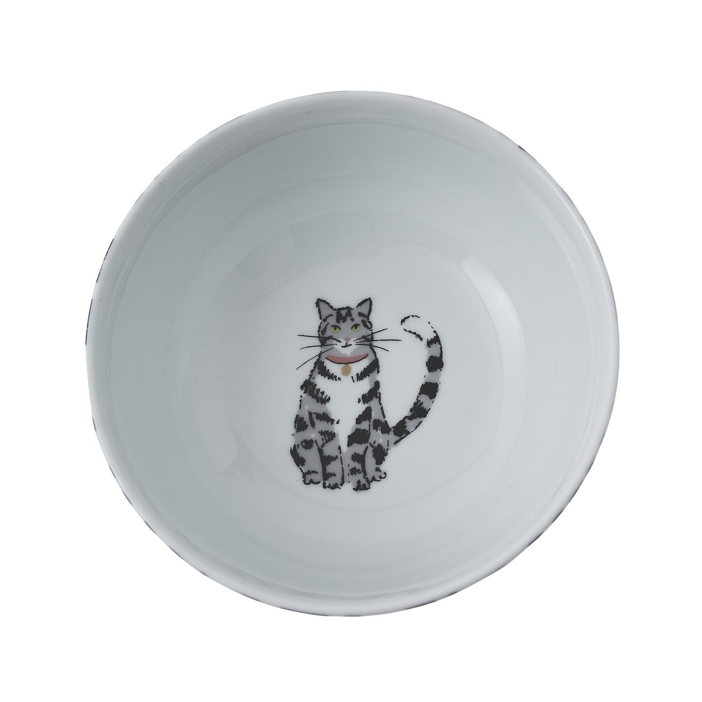 Ulster Weavers Feline Friends Bowl - Porcelain One Size in White - Bowls - Ulster Weavers