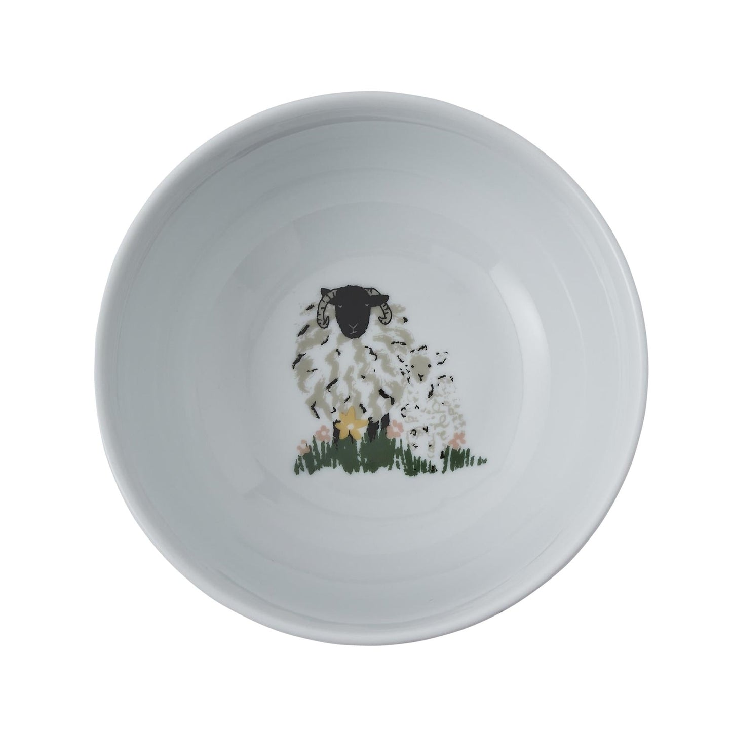 Ulster Weavers Woolly Sheep Bowl - Porcelain - 4 Pack One Size in White - Bowls - Ulster Weavers
