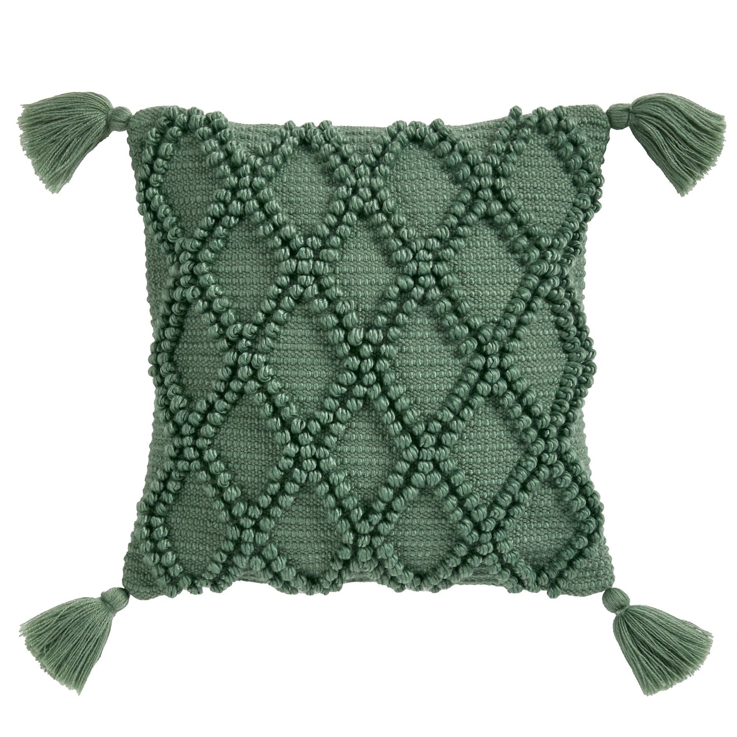 Alda Outdoor Cushion by Drift Home in Green 43 x 43cm - Cushion - Drift Home