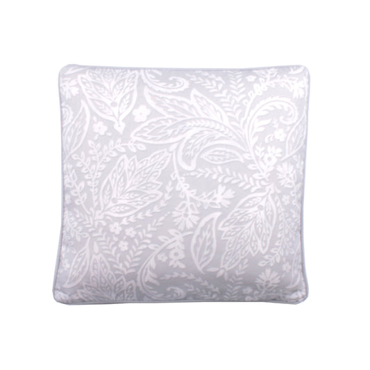 Aveline Cushion by Dreams & Drapes in Grey 43 x 43cm - Cushion - Dreams & Drapes Curtains