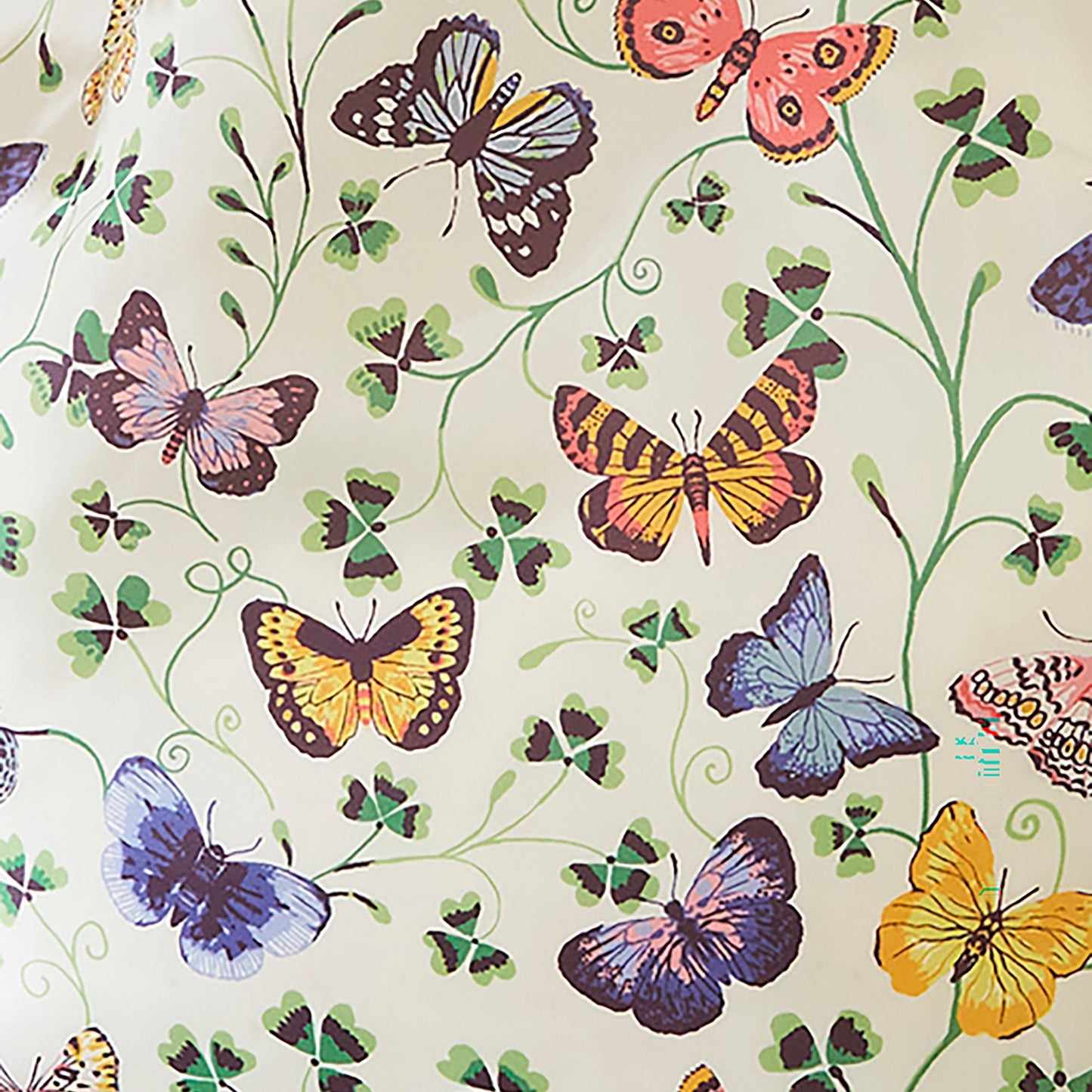 Butterfly Grove Foldable Tote Bag Medium in Blue