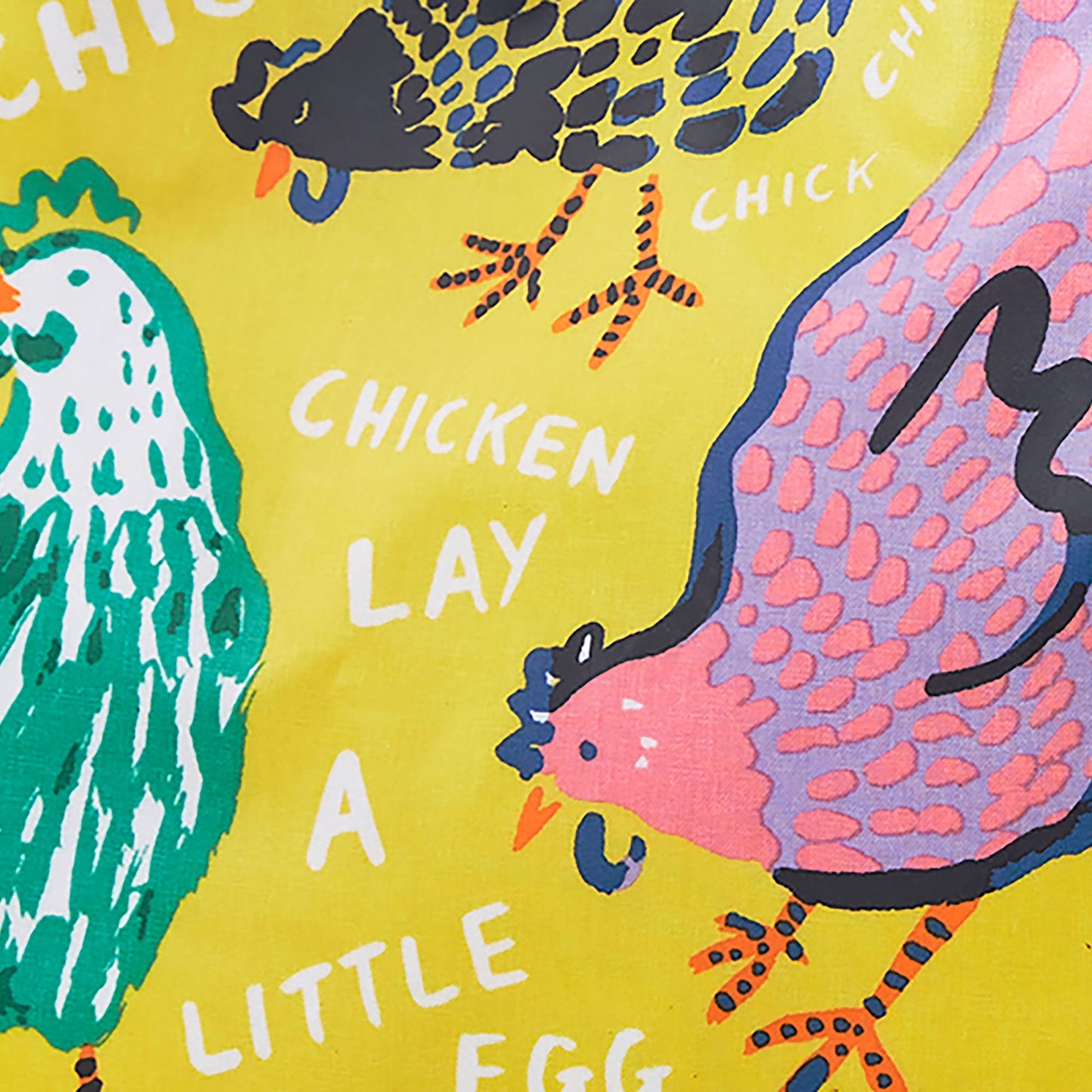 Chick Chicken PVC Bag Small in Yellow