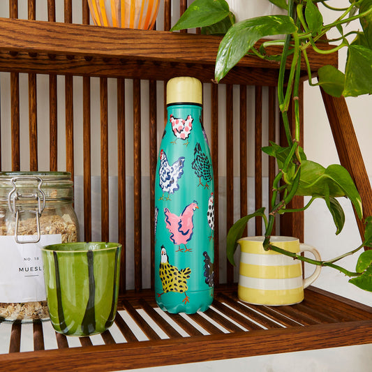 Chick Chicken Water Bottle in Yellow