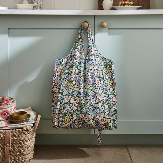 Ulster Weavers Confetti Floral Foldable Tote Bag Medium in Multi - Roll-Up Bag - Ulster Weavers