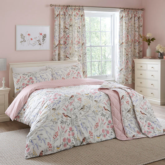 Caraway Bedspread by Dreams & Drapes Design in Pink 200cm X 230cm - Bedspread - Dreams & Drapes Design