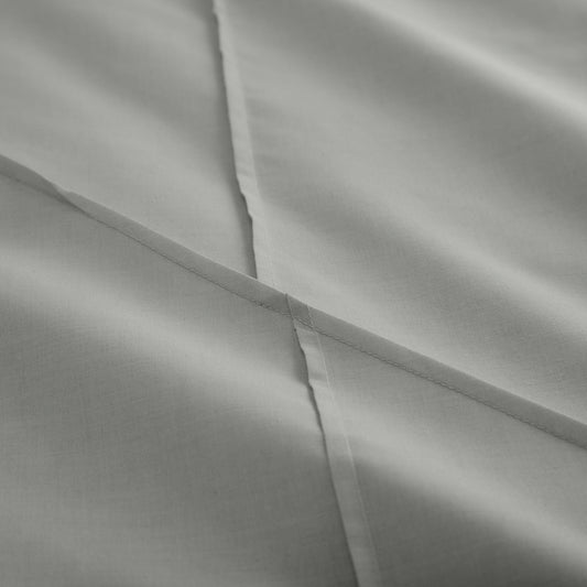 Dart Duvet Cover Set by Serene in Grey - Duvet Cover Set - Serene