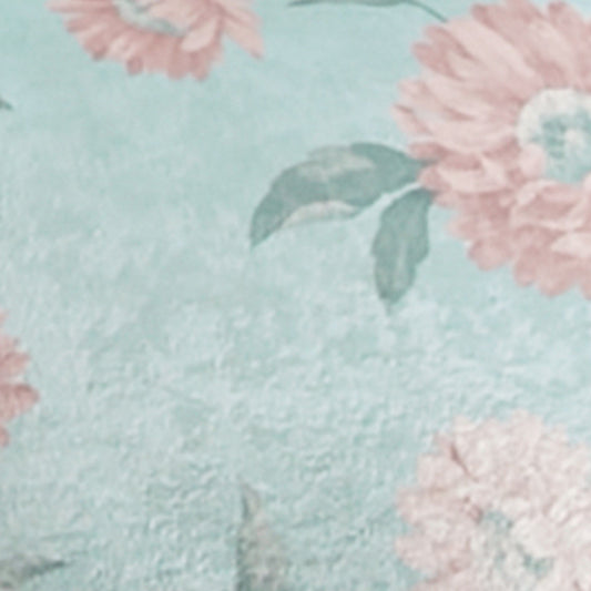 Dahlia Cushion by Dreams & Drapes in Duck Egg 43 x 43cm - Cushion - Dreams & Drapes Curtains