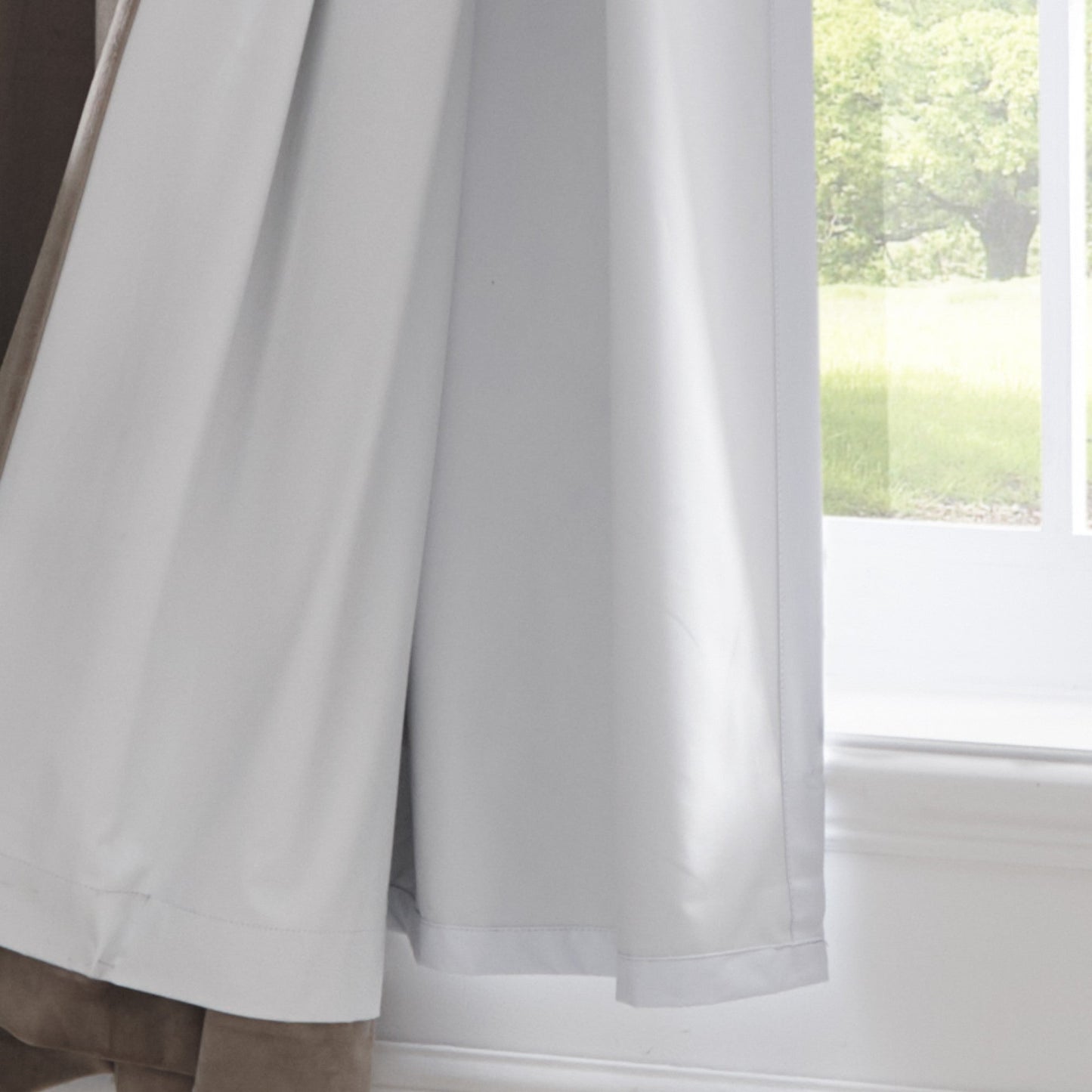 Eyelet Blackout Lining Eyelet Blackout Lining by Fusion in White - Eyelet Blackout Lining - Fusion