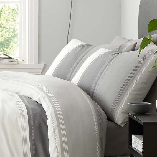 Betley Duvet Cover Set in Grey