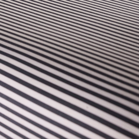 Festivo Circus Stripe 28cm Fitted Bed Sheet in Black - 28cm Fitted Bed Sheet - Laurence Llewelyn-Bowen