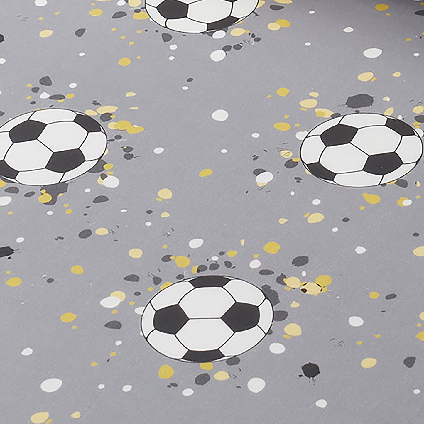 Goal 25cm Fitted Bed Sheet by Bedlam in Gold - 25cm Fitted Bed Sheet - Bedlam