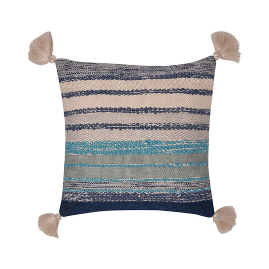 Grayson Outdoor Cushion by Drift Home in Blue 43 x 43cm - Cushion - Drift Home