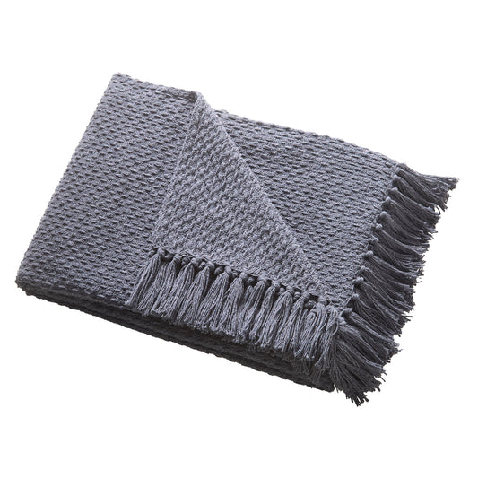 Hayden Throw by Drift Home in Charcoal 130 x 180cm - Throw - Drift Home