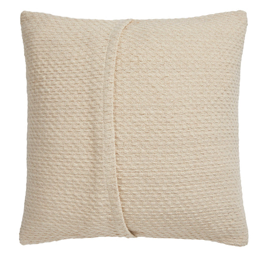 Hayden Filled Cushion by Drift Home in Cream 43 x 43cm - Filled Cushion - Drift Home