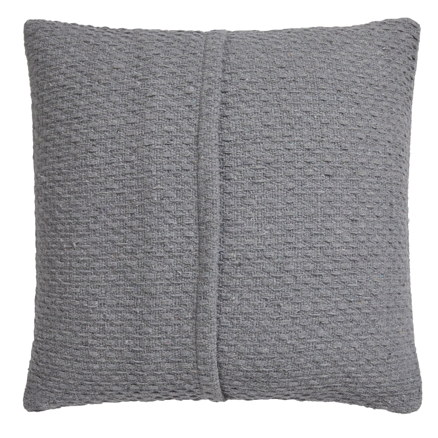 Hayden Filled Cushion by Drift Home in Grey 43 x 43cm - Filled Cushion - Drift Home