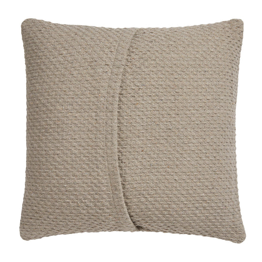 Hayden Filled Cushion by Drift Home in Natural 43 x 43cm - Filled Cushion - Drift Home