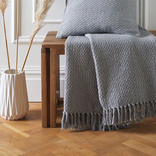 Hayden Throw by Drift Home in Grey - Throw - Drift Home