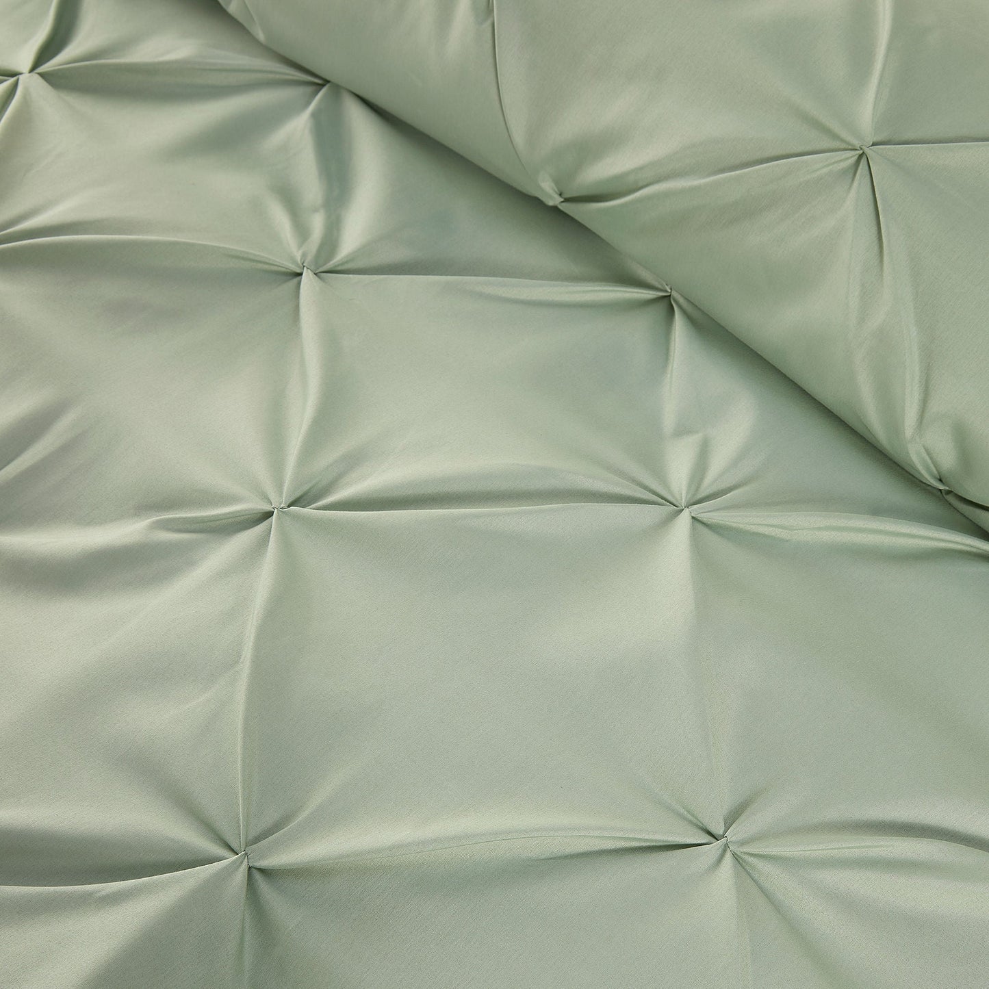 Lara Duvet Cover Set in Steel/Sage