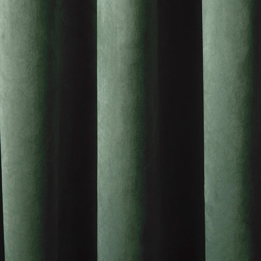 Montrose Pair of Eyelet Curtains by Laurence Llewelyn-Bowen in Bottle Green - Pair of Eyelet Curtains - Laurence Llewelyn-Bowen