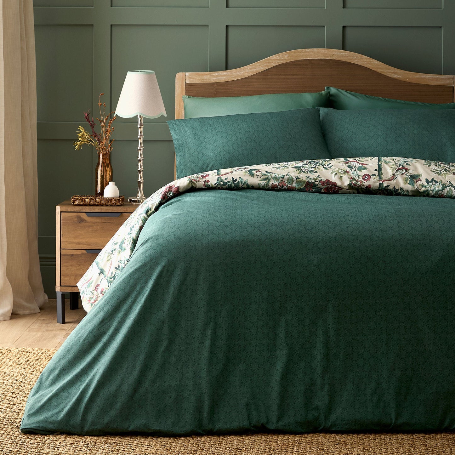 Otillie Tapestry Duvet Cover Set in Natural - Duvet Cover Set - D & D