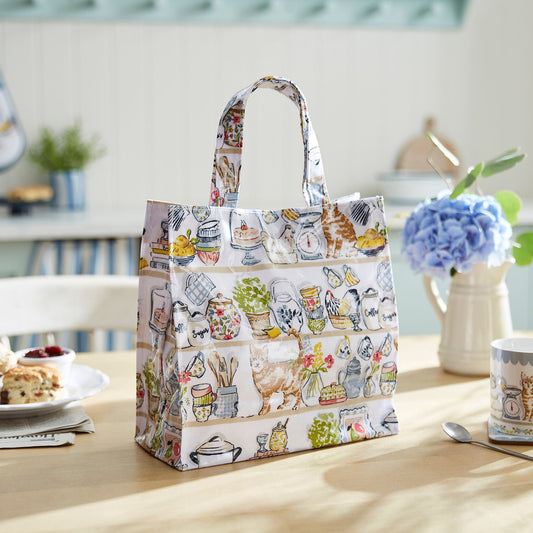 Ulster Weavers Pantry Cats PVC Coated Tote Bag Small in Multi - Bag - Ulster Weavers
