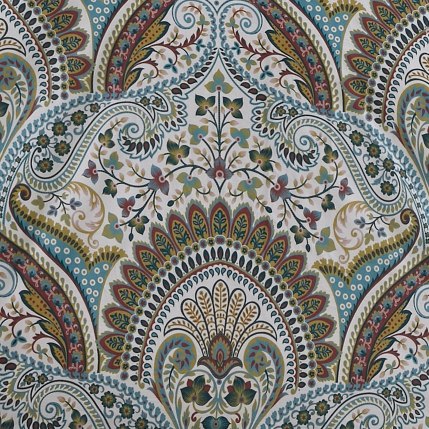 Palais Duvet Cover Set by Dreams & Drapes Design in Teal - Duvet Cover Set - Dreams & Drapes Design