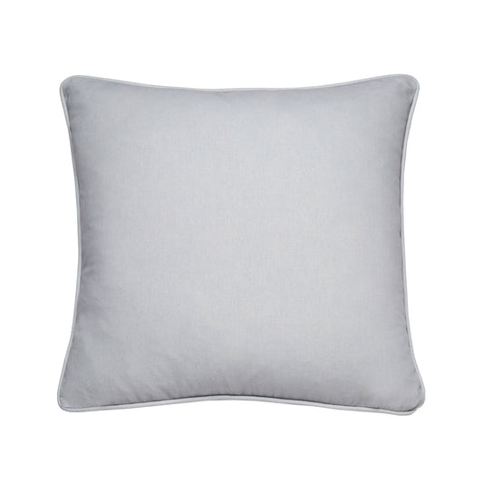 Plain Dye Cushion by Fusion in Silver 43 x 43cm - Cushion - Fusion