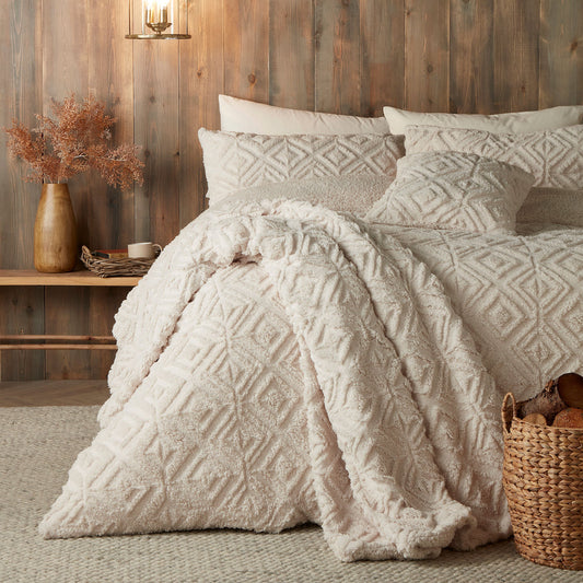 Romo Throw by Fusion Snug in Natural 130 x 180cm - Throw - Fusion Snug