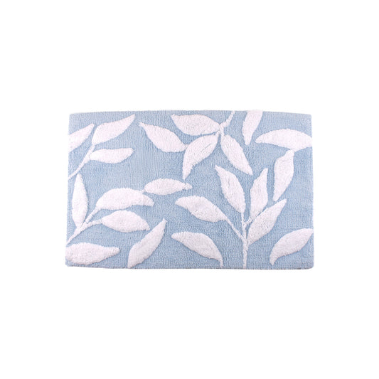 Sandringham Bath Mat by Dreams & Drapes Bathroom in Blue 50 x 80cm - Bath Mat - Dreams & Drapes Bathroom