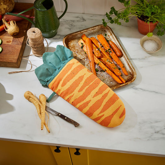 Time to Grow Gauntlet Oven Glove in Green