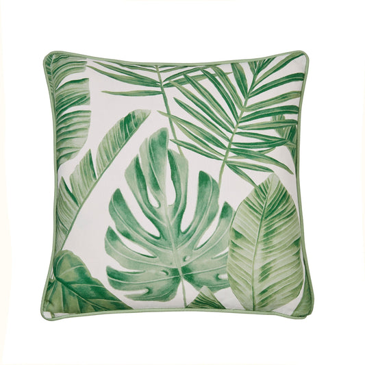 Tahiti Outdoor Cushion by Dreams & Drapes Design in Green 43 x 43cm - Cushion - Dreams & Drapes Design