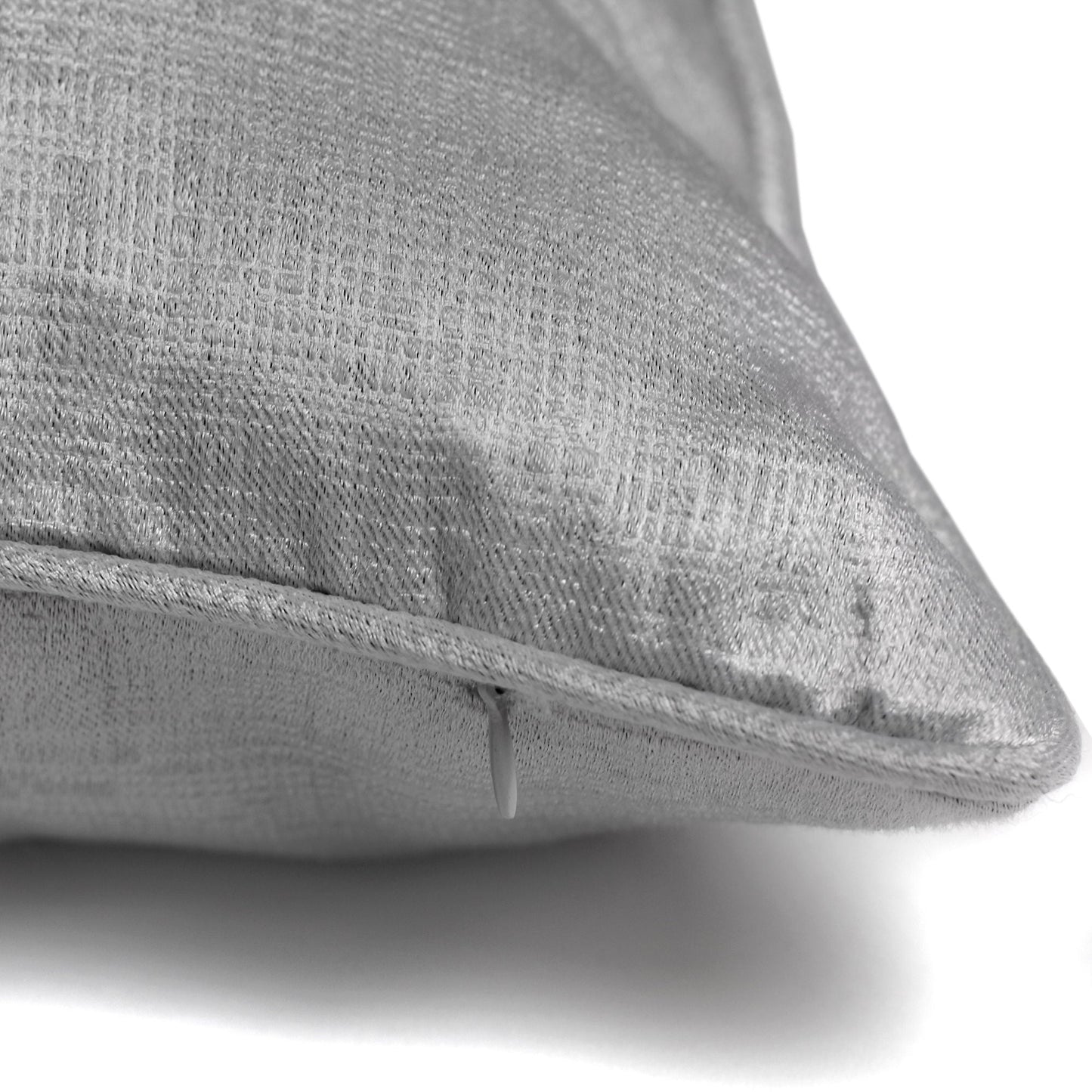 Strata Cushion by Fusion in Silver 43 x 43cm - Cushion - Fusion