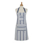 Ulster Weavers Denim Stripe Apron - Cotton One Size in Blue - Apron - Ulster Weavers