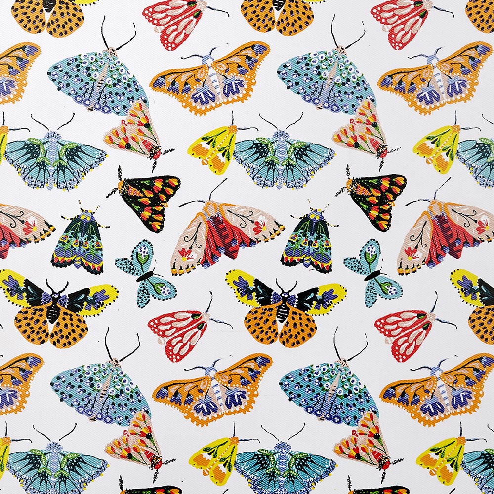 Butterfly House Cotton Tea Towel in Multicolour