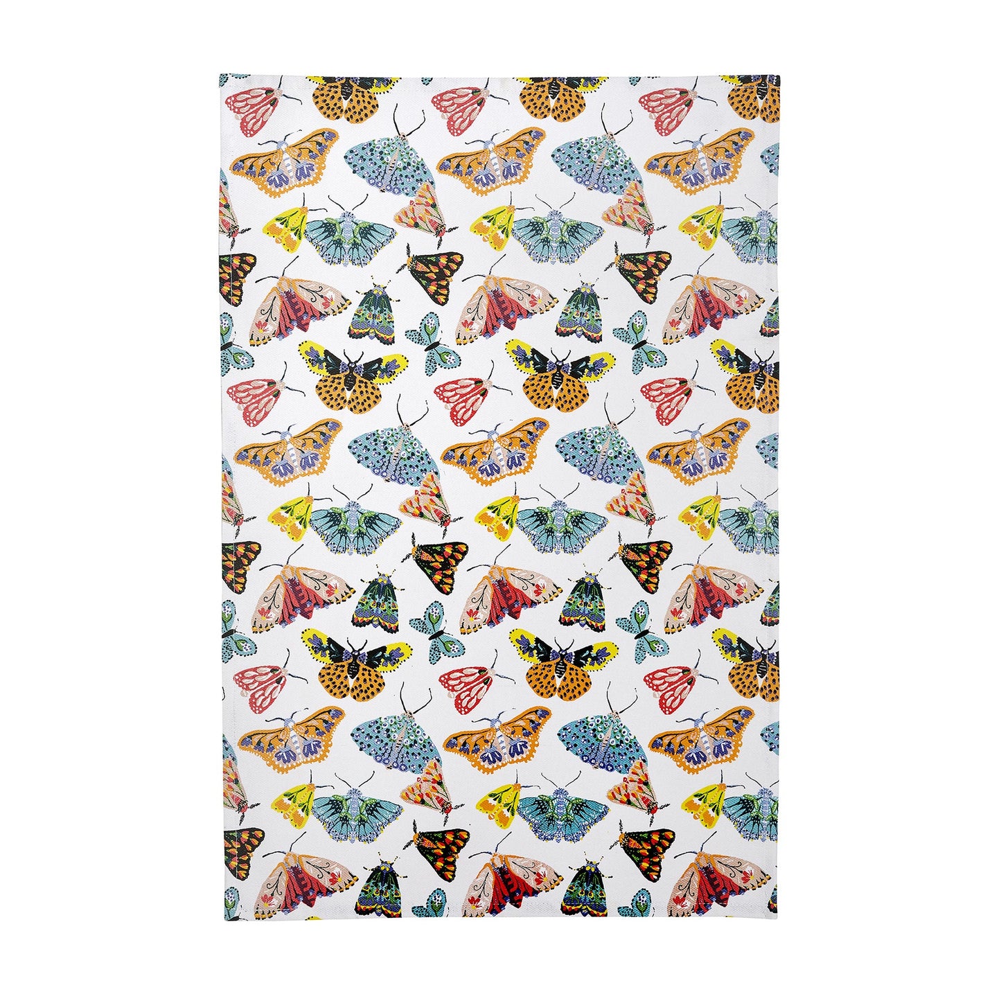 Butterfly House Cotton Tea Towel in Multicolour