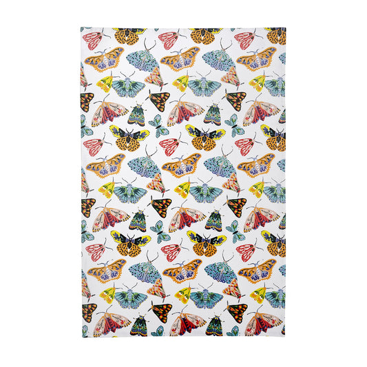 Butterfly House Cotton Tea Towel in Multicolour