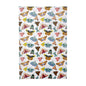Butterfly House Cotton Tea Towel in Multicolour