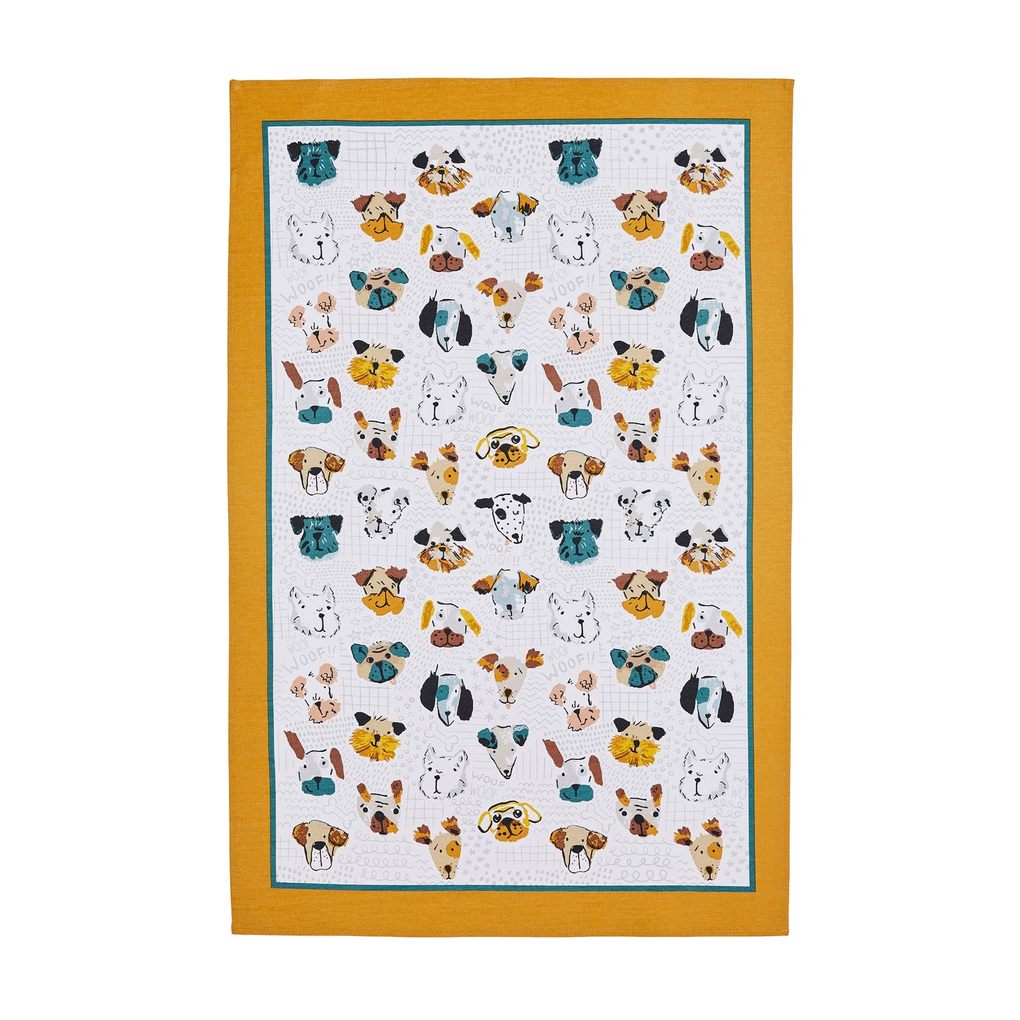 Mutley Crew Cotton Tea Towel in Multicolour