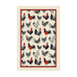 Rooster Cotton Tea Towel in Cream