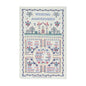 Wedding Sampler Cotton Tea Towel in Yellow