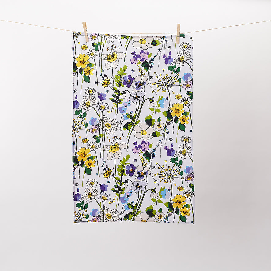 Ulster Weavers Cotton Tea Towel - Wildflower (100% Cotton) - Tea Towel - Ulster Weavers