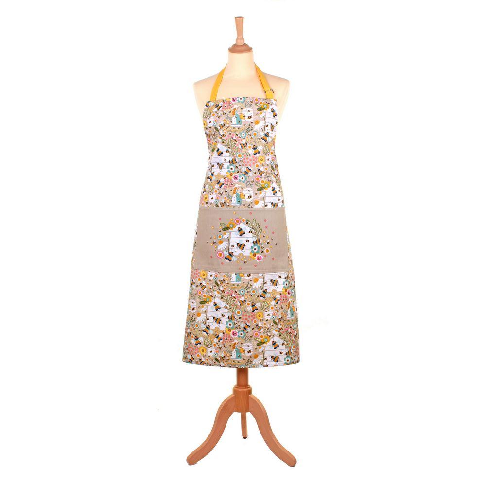 Ulster Weavers Cotton Apron - Bee Keeper (100% Cotton, Yellow) - Apron - Ulster Weavers