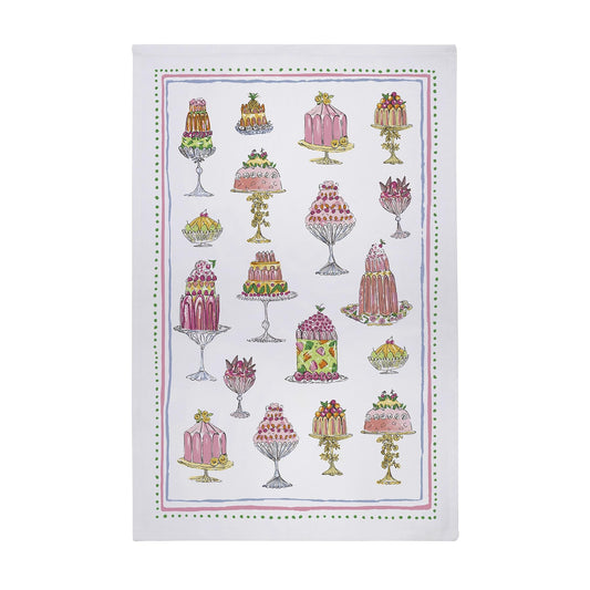 Ulster Weavers Vintage Jellies Tea Towel - Cotton One Size in Pink - Tea Towel - Ulster Weavers