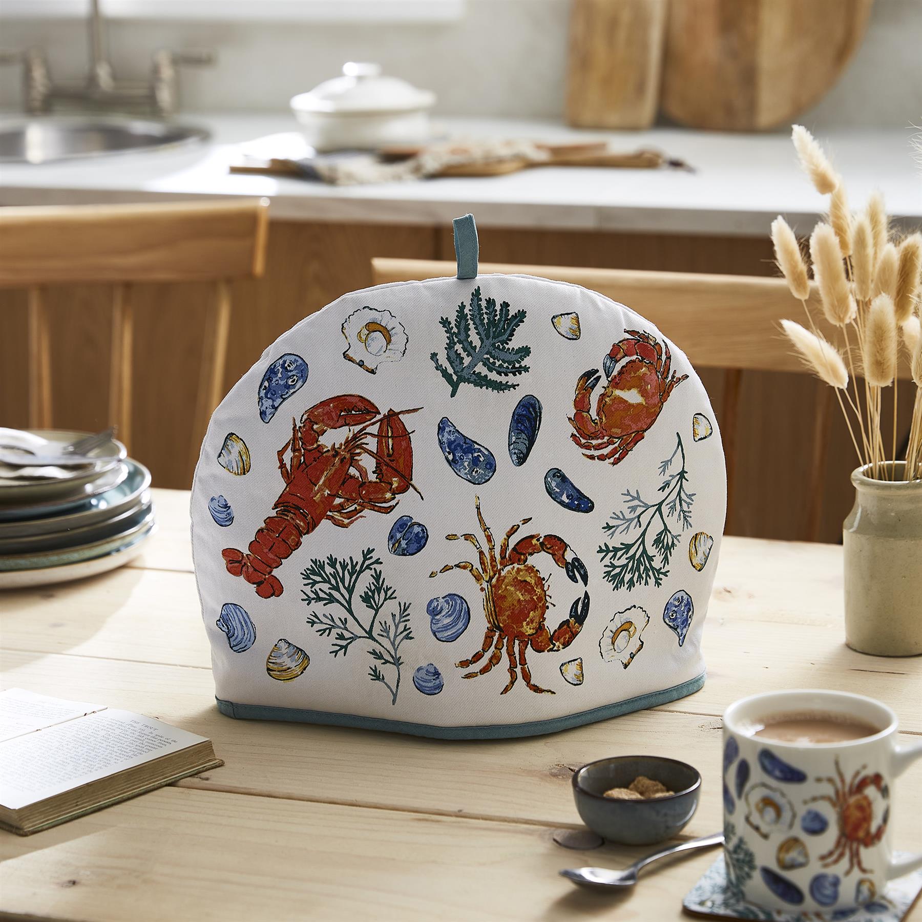 Ulster Weavers Shellfish Tea Cosy One Size in Green - Tea Cosy - Ulster Weavers