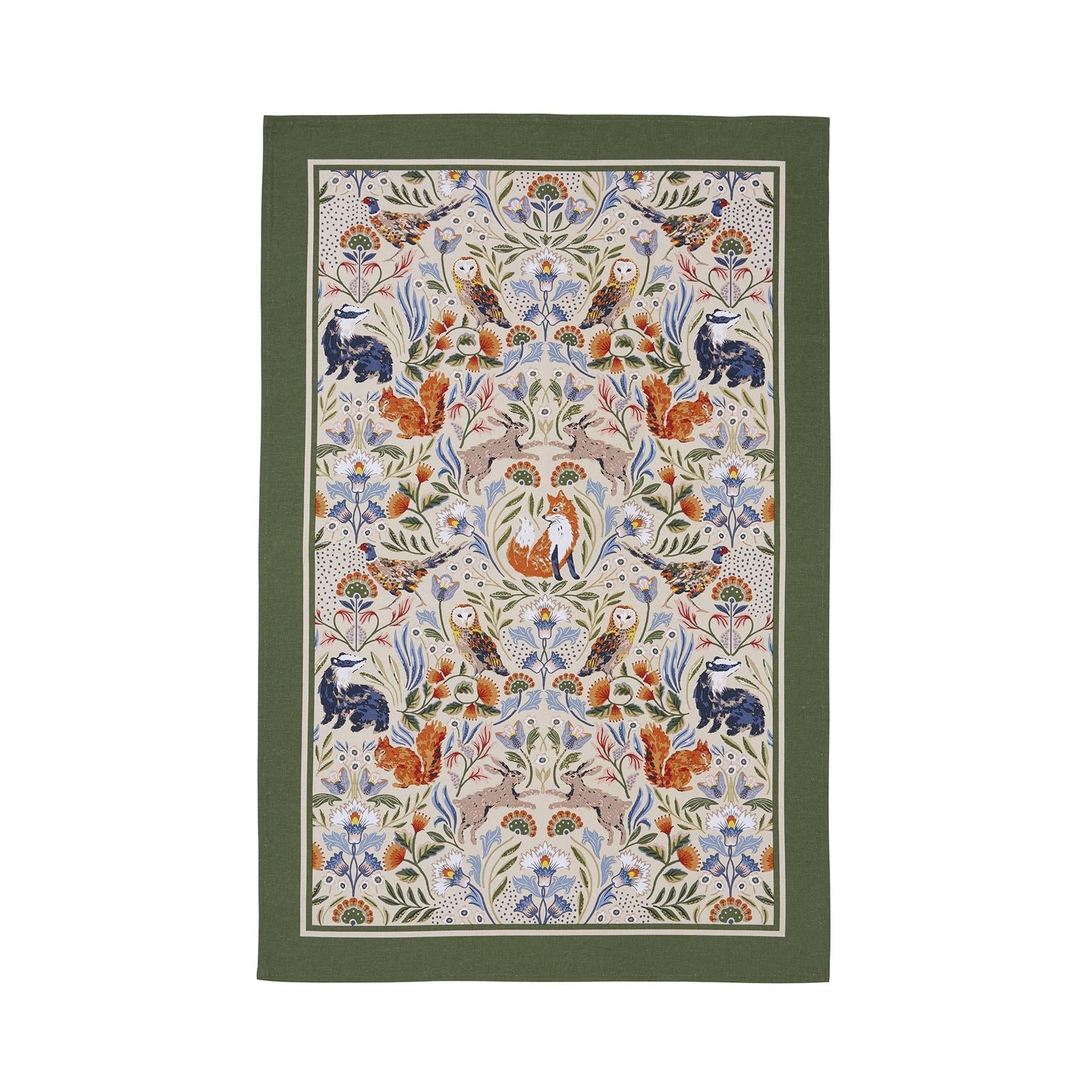 Ulster Weavers Blackthorn Tea Towel - Cotton One Size in Beige - Tea Towel - Ulster Weavers