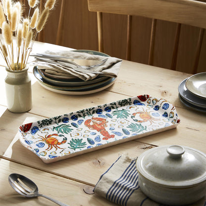 Ulster Weavers Shellfish Tray - Small One Size in Green - Tray - Ulster Weavers