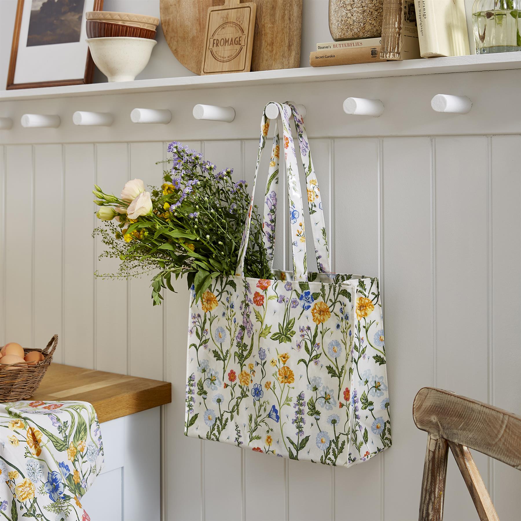 Ulster Weavers Cottage Garden Shoulder Bag - PVC  One Size in Multi - Bag - Ulster Weavers