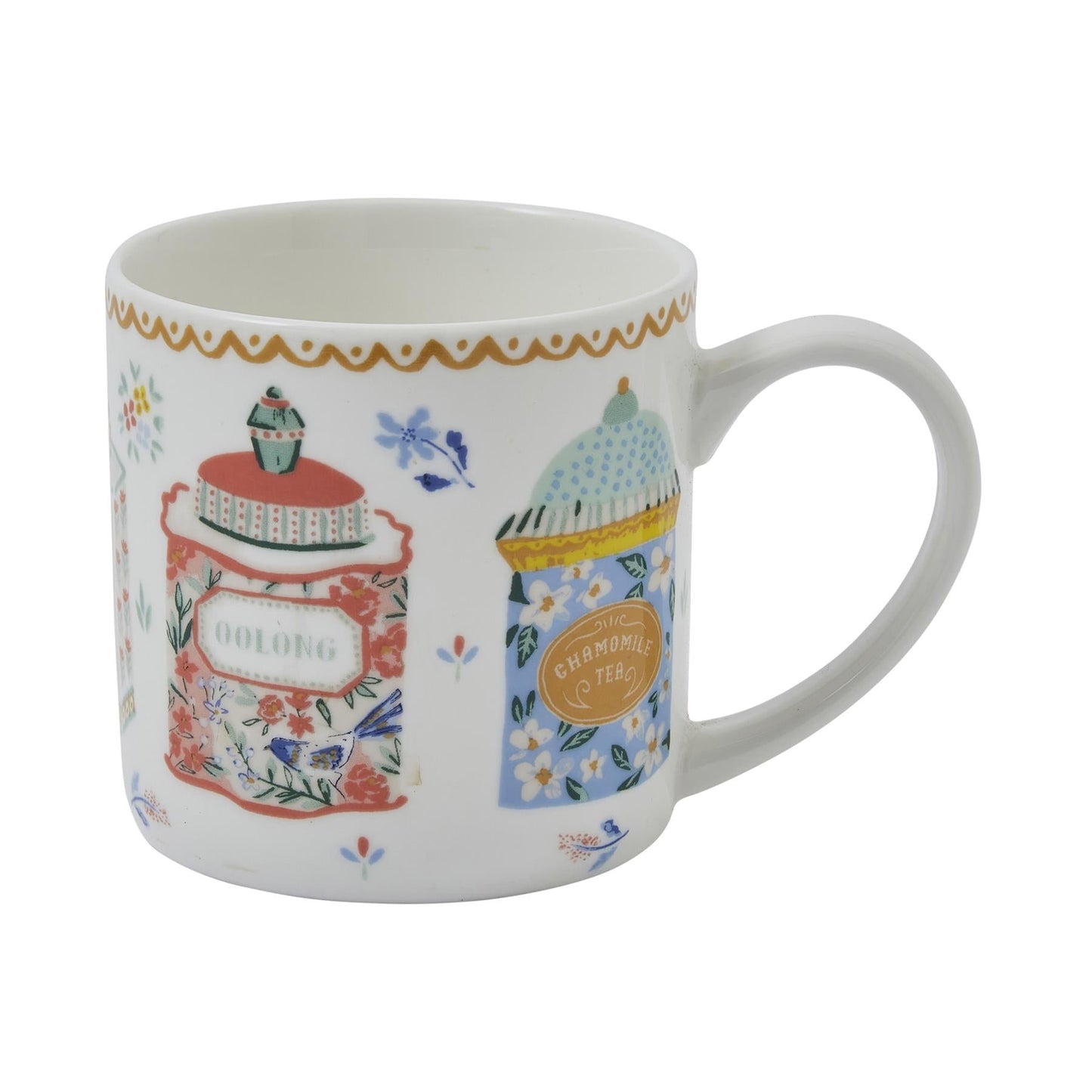 Ulster Weavers Tea Tins Mug - New Bone China 250ml in Multi - Mug - Ulster Weavers