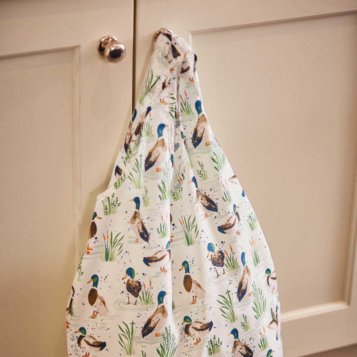Ulster Weavers Farmhouse Ducks Packable Bag One Size in Sage - Bag - Ulster Weavers